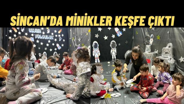 Sincan’da Minik Astronotlar İş Başında
