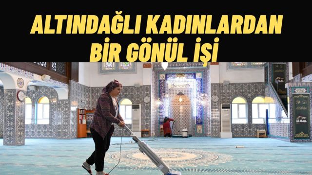 Altındağ Camileri Gönül İşi İle Bayrama Hazırlandı