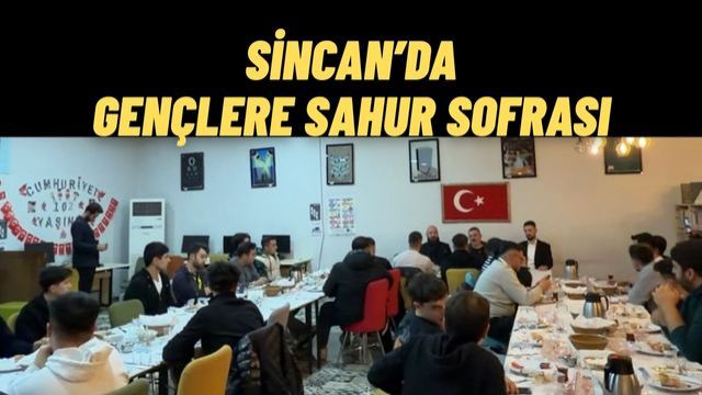 Başkan Murat Ercan, Gençlerle Sahur Sofrasında Buluştu