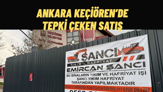 Keçiören’de Kütüphane ve Çarşı Satıldı AVM Projesi Tepki Topladı