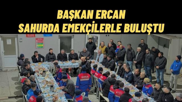 Sincan Belediye Başkanı Murat Ercan Gece Mesaisindeki Personelle Sahur Yaptı