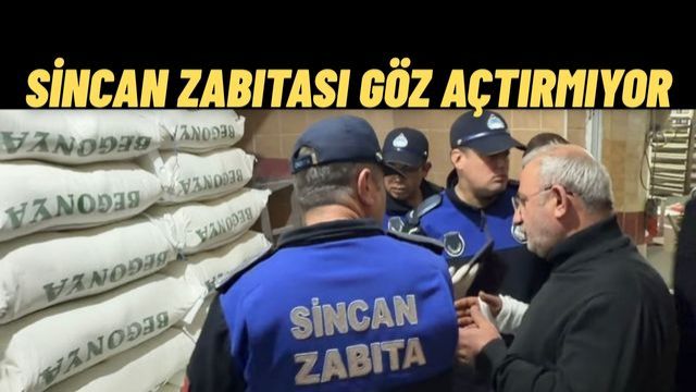 Sincan’da Zabıta Denetimleri Aralıksız Sürüyor