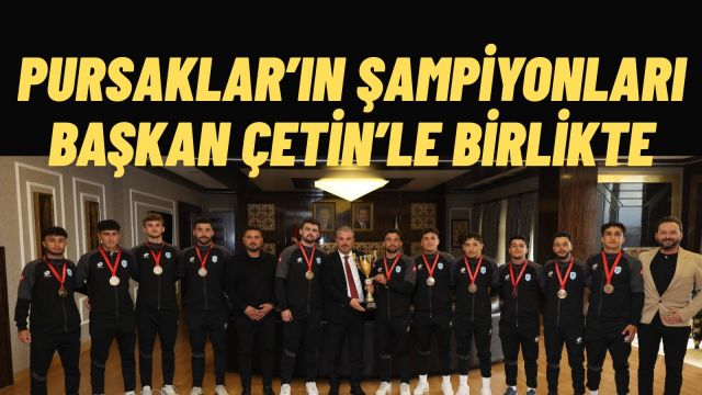 Ragbi Şampiyonlarından Başkan Ertuğrul Çetin’e Ziyaret
