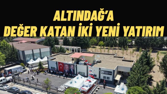 Altındağ Karapürçek'te Altın Değerinde İki Yeni Sosyal Tesis