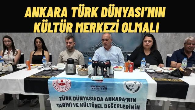Ankara'nın Geleceğine Yön Verecek Rapor Kültür Diplomasisinin Merkezi Olmalı