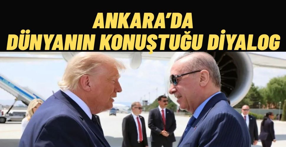 Esenboğa'da Gündem Olan Sohbet! Trump'tan Erdoğan'a "Uçan Beyaz Saray" Açıklaması