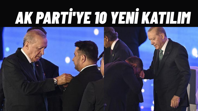 AK Parti’ye 3 Milletvekili ve 7 Belediye Başkanı Katıldı
