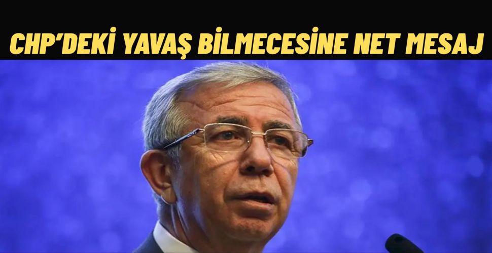 CHP’deki Yavaş Bilmecesine Ankara Büyükşehir Belediyesi’nden Net Mesaj