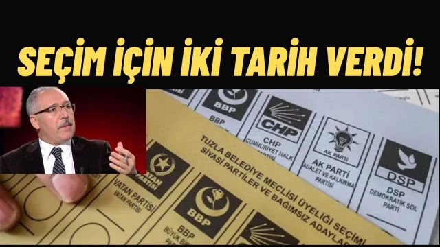 Abdulkadir Selvi Tarih Verdi Sandık 2027’de Mi Kurulacak?