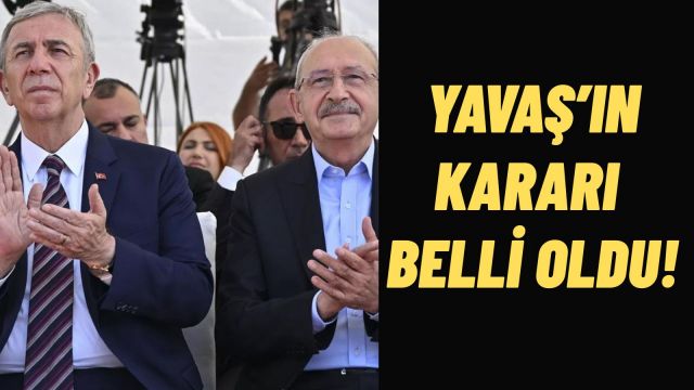 Mansur Yavaş’tan CHP Resepsiyonu Kararı