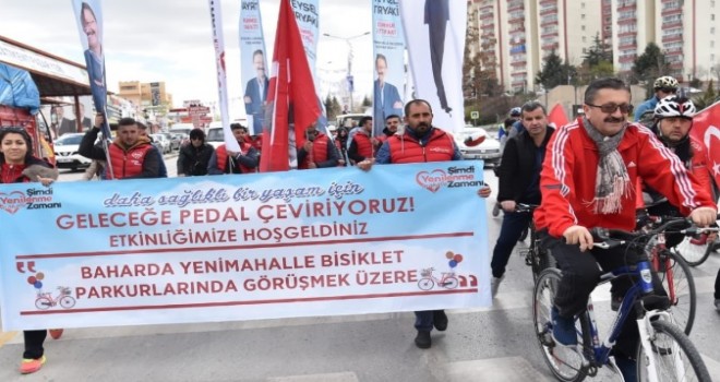 Veysel Tiryaki ve Yenimahalleliler umuda pedal çevirdi