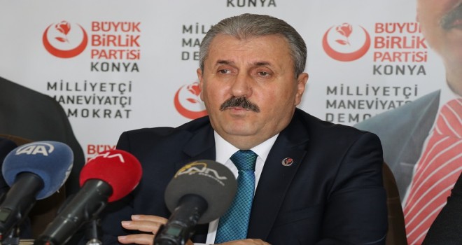 BBP lideri Destici: Kendi adaylarımızla seçimlere katılacağız