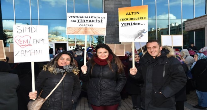 Altındağ'lı kadınlar Veysel Tiryaki'ye öyle bir sürpriz hazırladı ki...