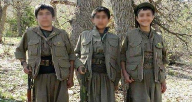 PKK çocukları kullanmaya devam ediyor...