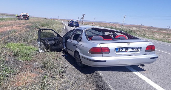 Yozgat'ta trafik kazası: 1ölü 2 yaralı