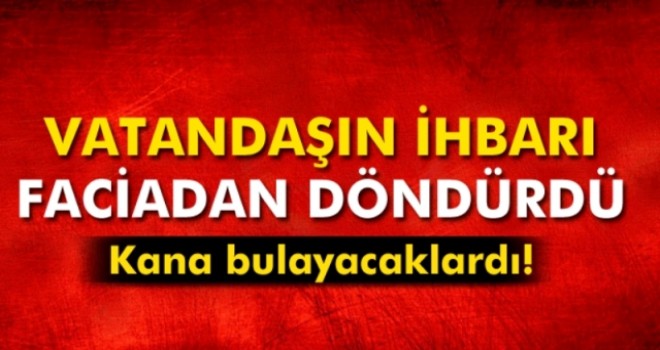 Vatandaşın ihbarı sayesinde faciadan dönüldü