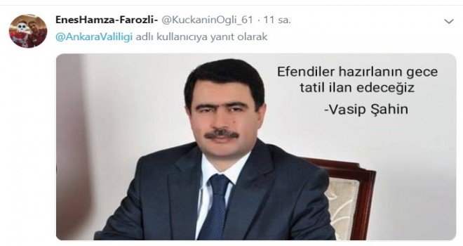 Vasip Şahin'e öğrenci serzenişleri: Valim dedik bağrımıza bastık...