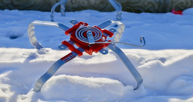 Karlı yollar için Çelik örümcek...