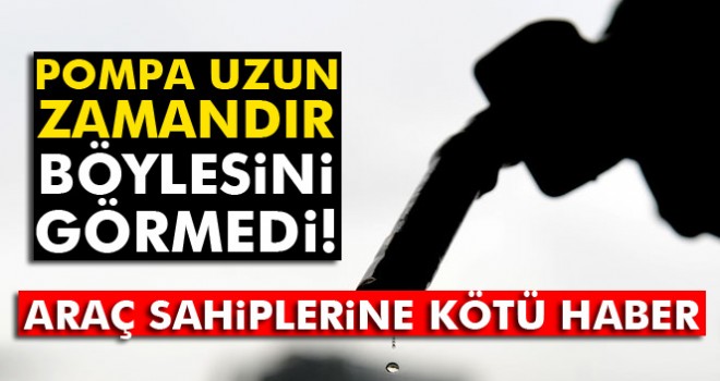 Akaryakıtta alınan ÖTV'de hiç olmayan oldu