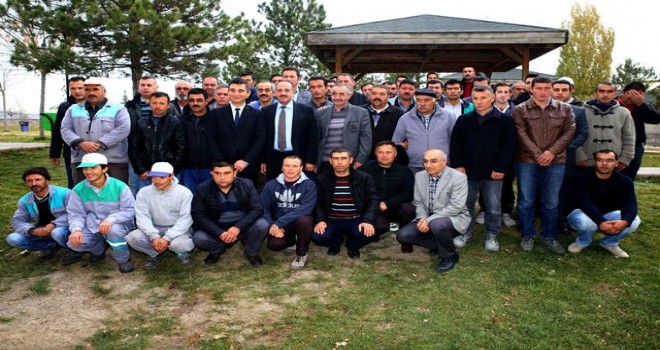 Gölbaşı Belediye Başkanı Fatih Duruay Personelini motive etti