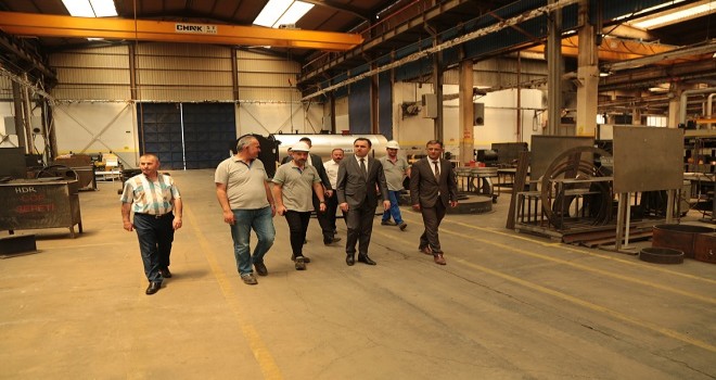 Yozgat Valisi Çakır OSB'yi ziyaret etti