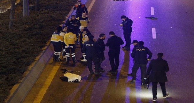 Karşıdan karşıya geçerken canından oldu