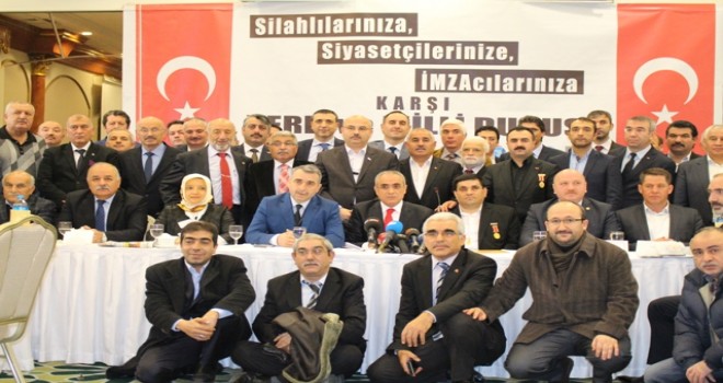 İhanet dolu bildiriye sessiz kalmadılar