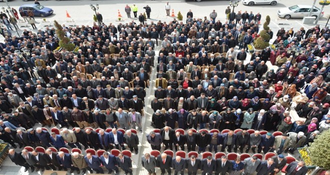 Kızılcahamam belediyesinde devir teslim töreni...