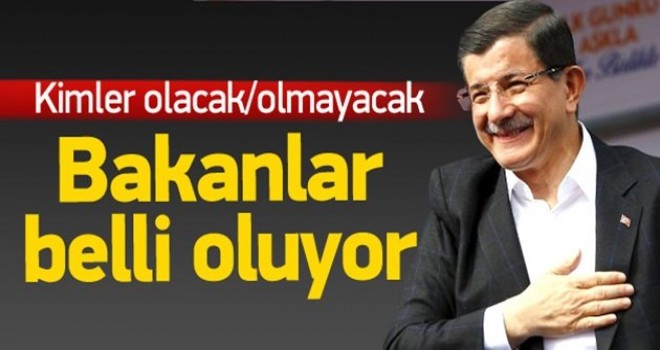 Kulisler hareketli, yeni Bakanlar kurulunda kimlerin ismi geçiyor?