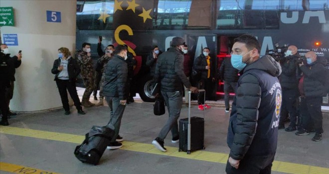 Galatasaray kafilesi Ankara'da