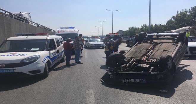 Takla attı ağır yaralandı...