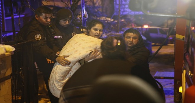 Ankara'da 2 ayrı ev yangını