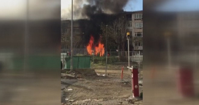 İstanbul'da korkutan yangın