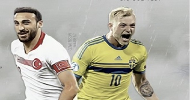 Türkiye-İsveç karşılaşması için nefesler tutuldu