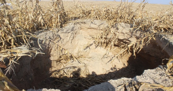 Karapınar’da yeni bir obruk