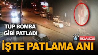 PATLAMA ANI KAMERALARA YANSIDI