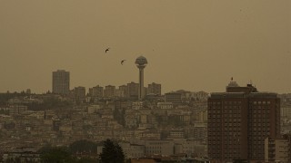 Ankara'yı toz bulutları kapladı