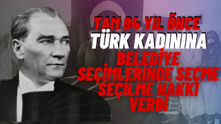 Mustafa Kemal Atatürk 94 Yıl Önce Bugün