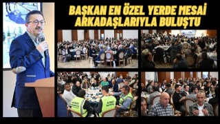 Veysel Tiryaki Belediye çalışanlarıyla kahvaltıda buluştu...