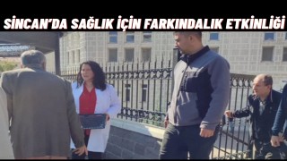 Sincan’da Kanser Taramasına Farkındalık Etkinliği
