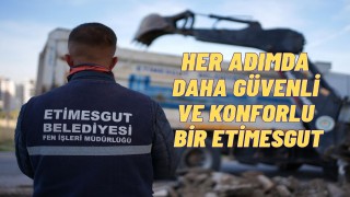 Etimesgut'ta Asfalt Bakım Ve Onarım Çalışmaları Aralıksız Sürüyor