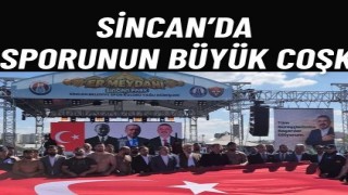 Sincan'da Atasporumuz Yağlı güreş coşkusu yaşandı